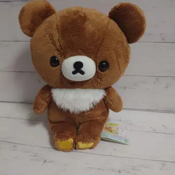 리락쿠마 챠이로이코그마 쿠리쿠리 봉제 인형