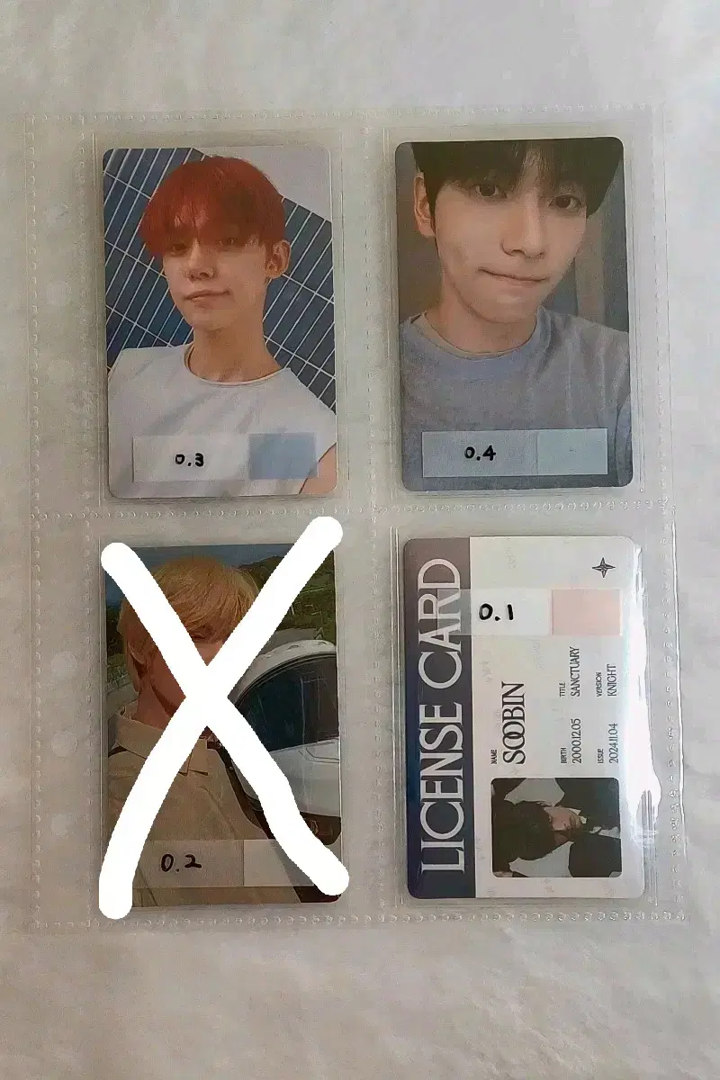 Sanctuary weverse version yeonjun,soobin/night beomgyu/soobin ID card