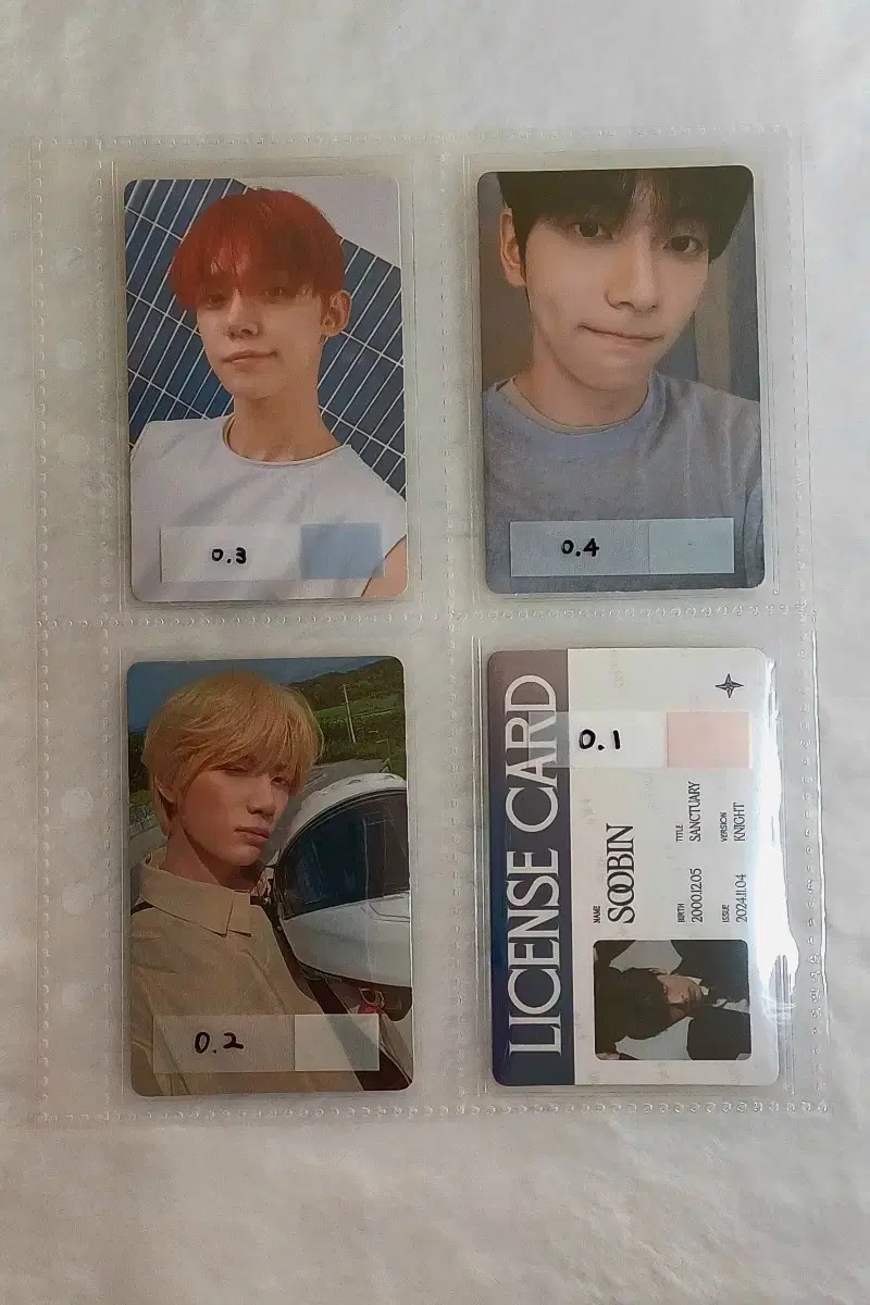 Sanctuary weverse version yeonjun,soobin/night beomgyu/soobin ID card