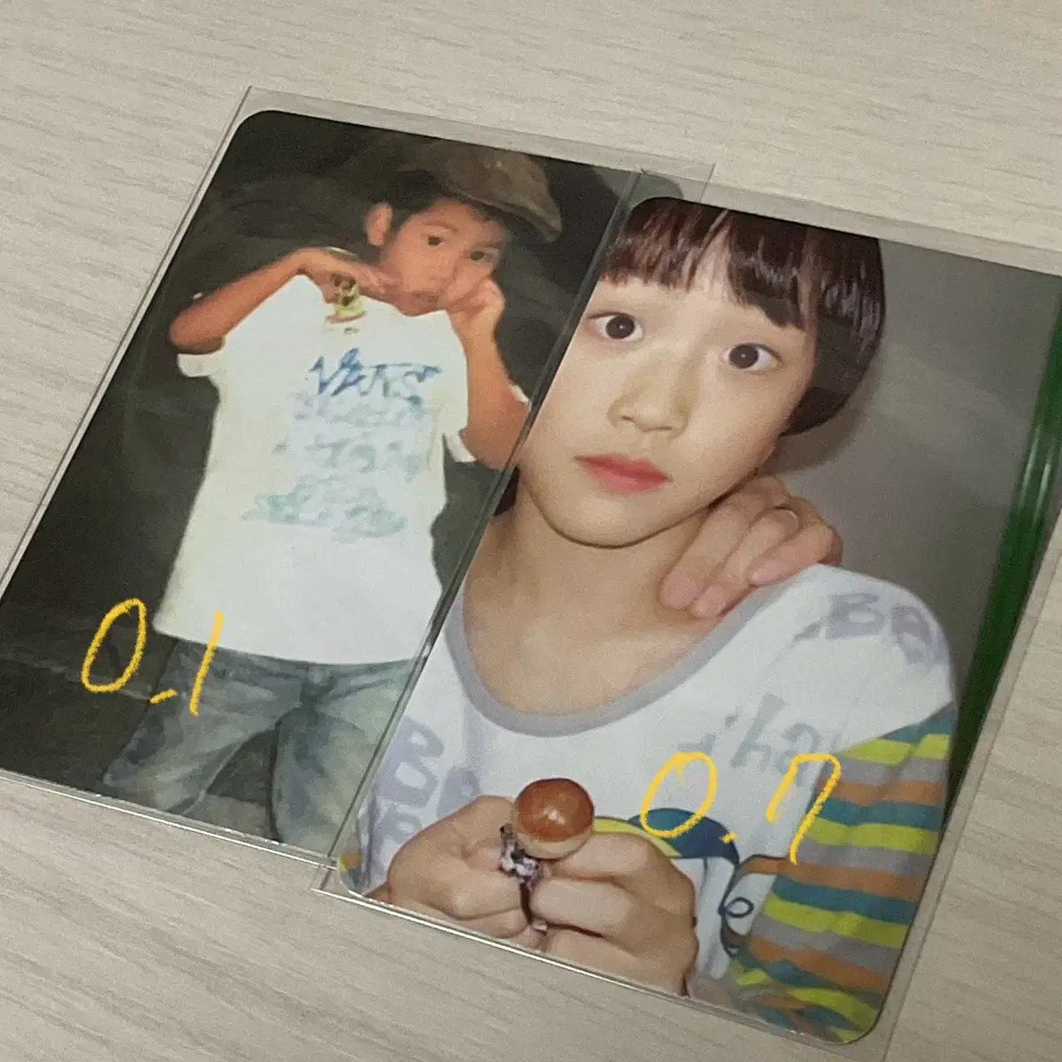 Rize wonbin shotaro babyphotocard tc trading card children's day photocard smtown &store md