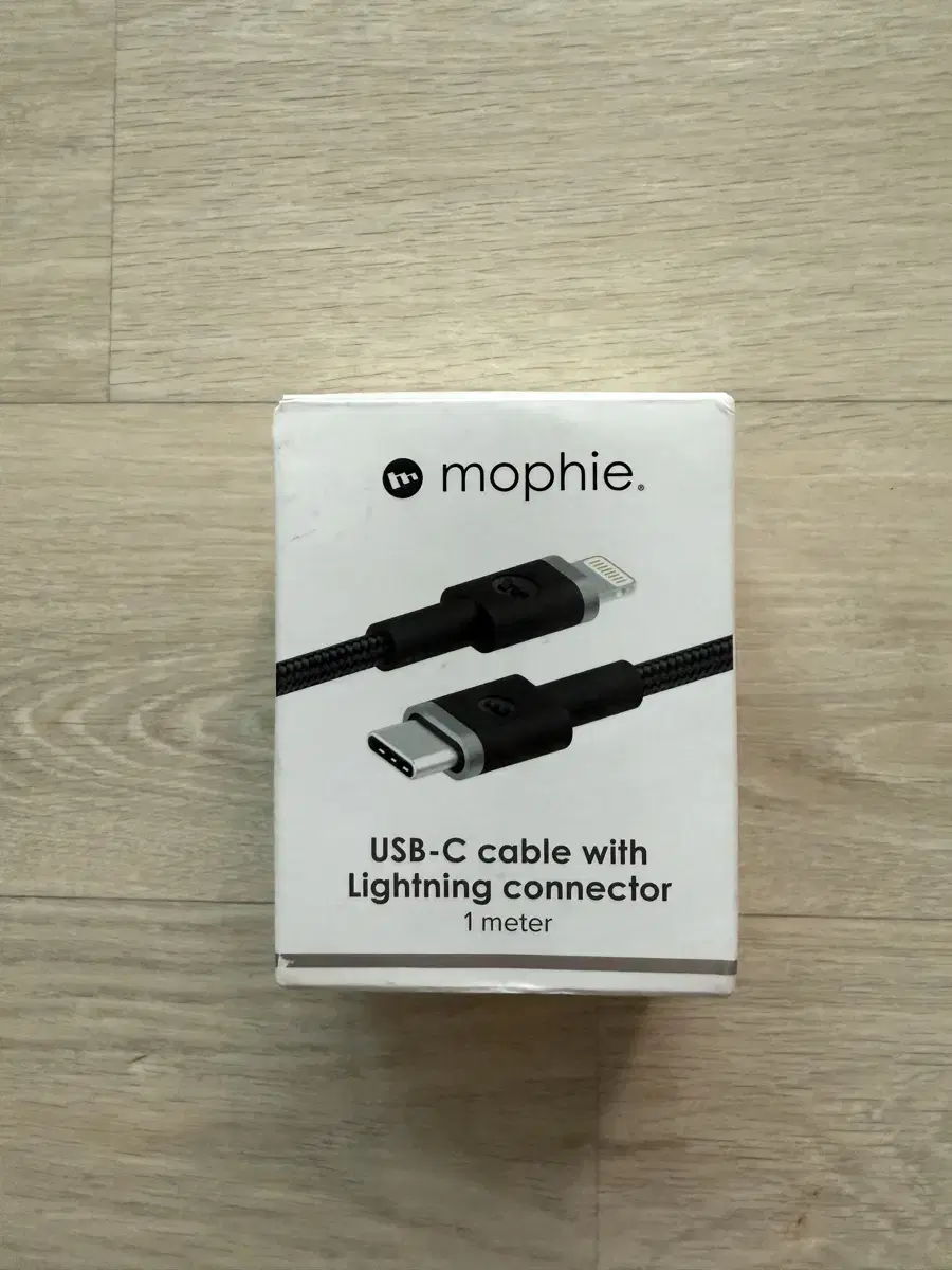 모피 Mophie 아이폰 충전케이블 C to 라이트닝 8핀 케이블 신품