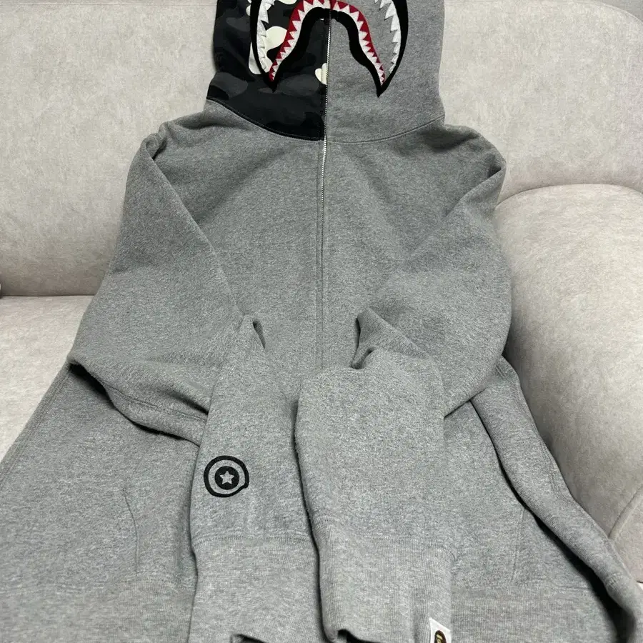 Bape 시티카모 후드집업 xl