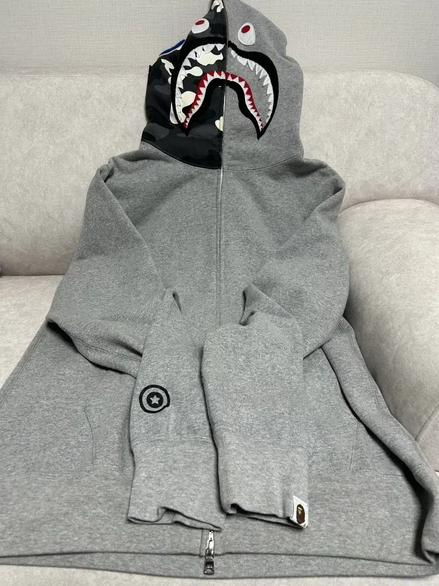 Bape 시티카모 후드집업 xl