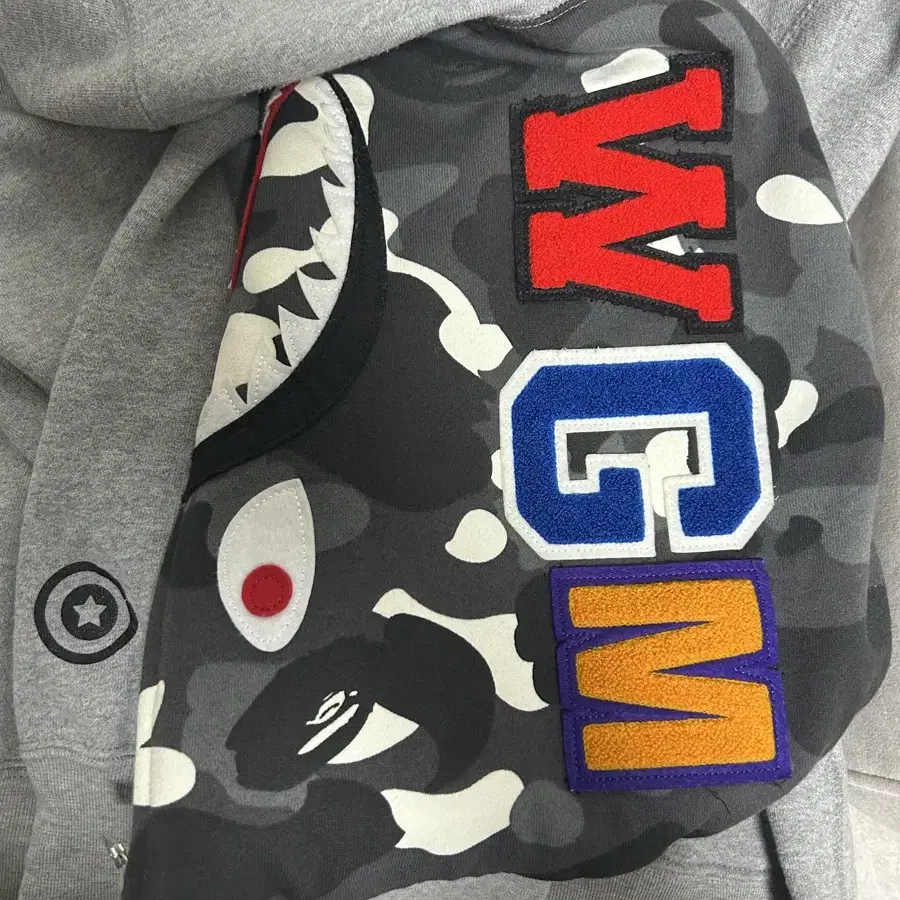 Bape 시티카모 후드집업 xl