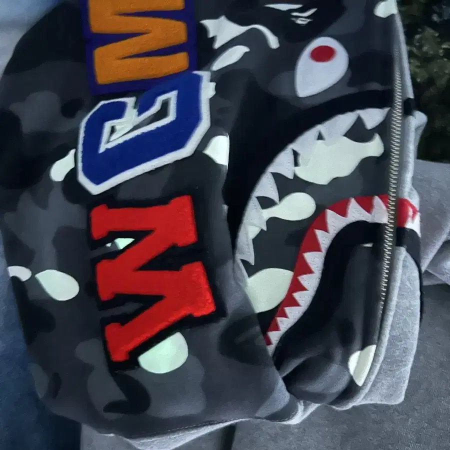 Bape 시티카모 후드집업 xl