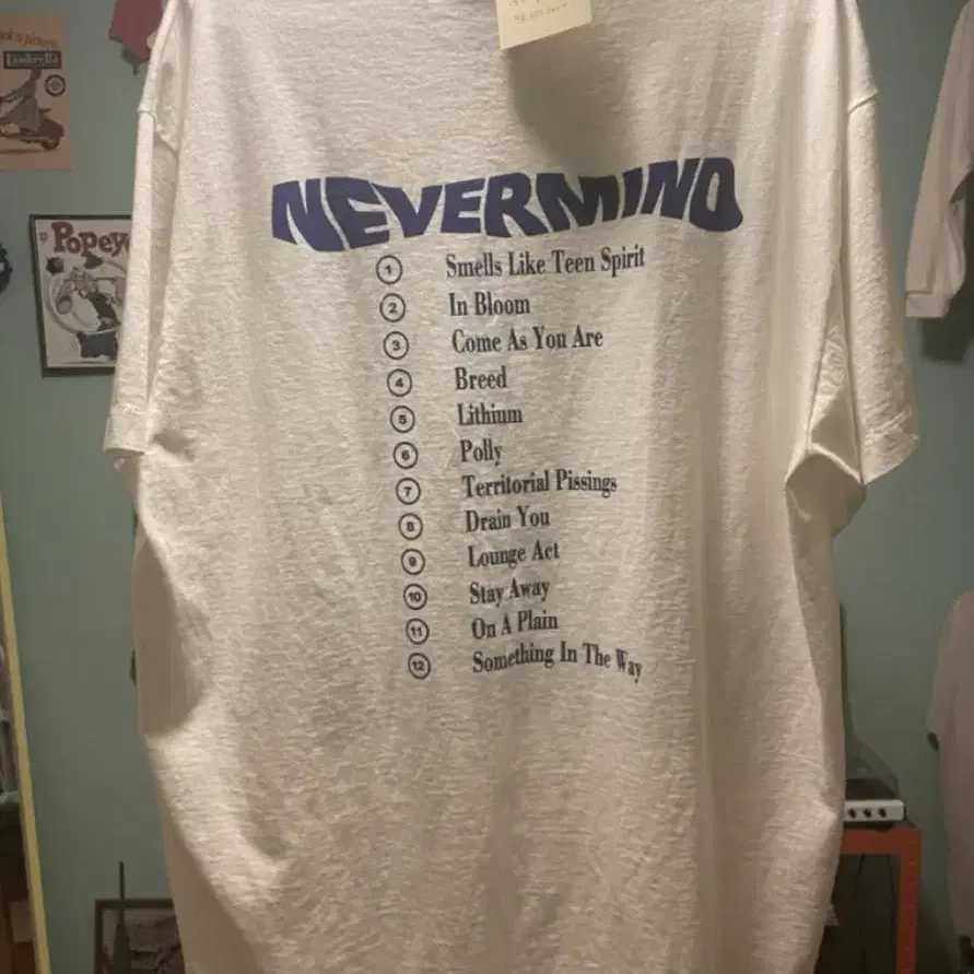 Vintage Nirvana Nevermind Album T-shirt