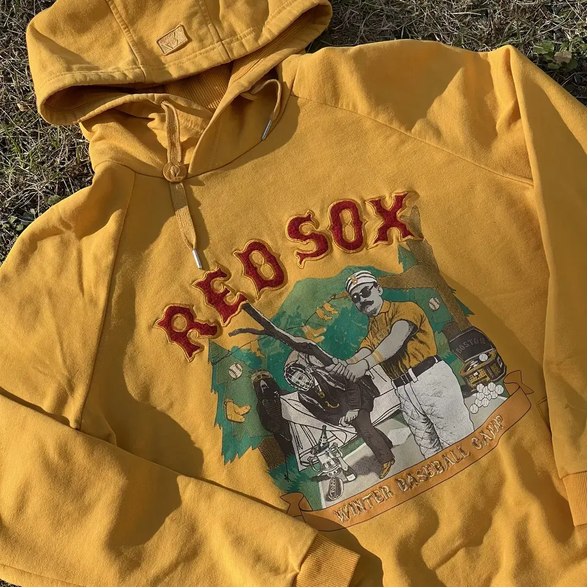 MLB Boston Yellow Hoodie(105)