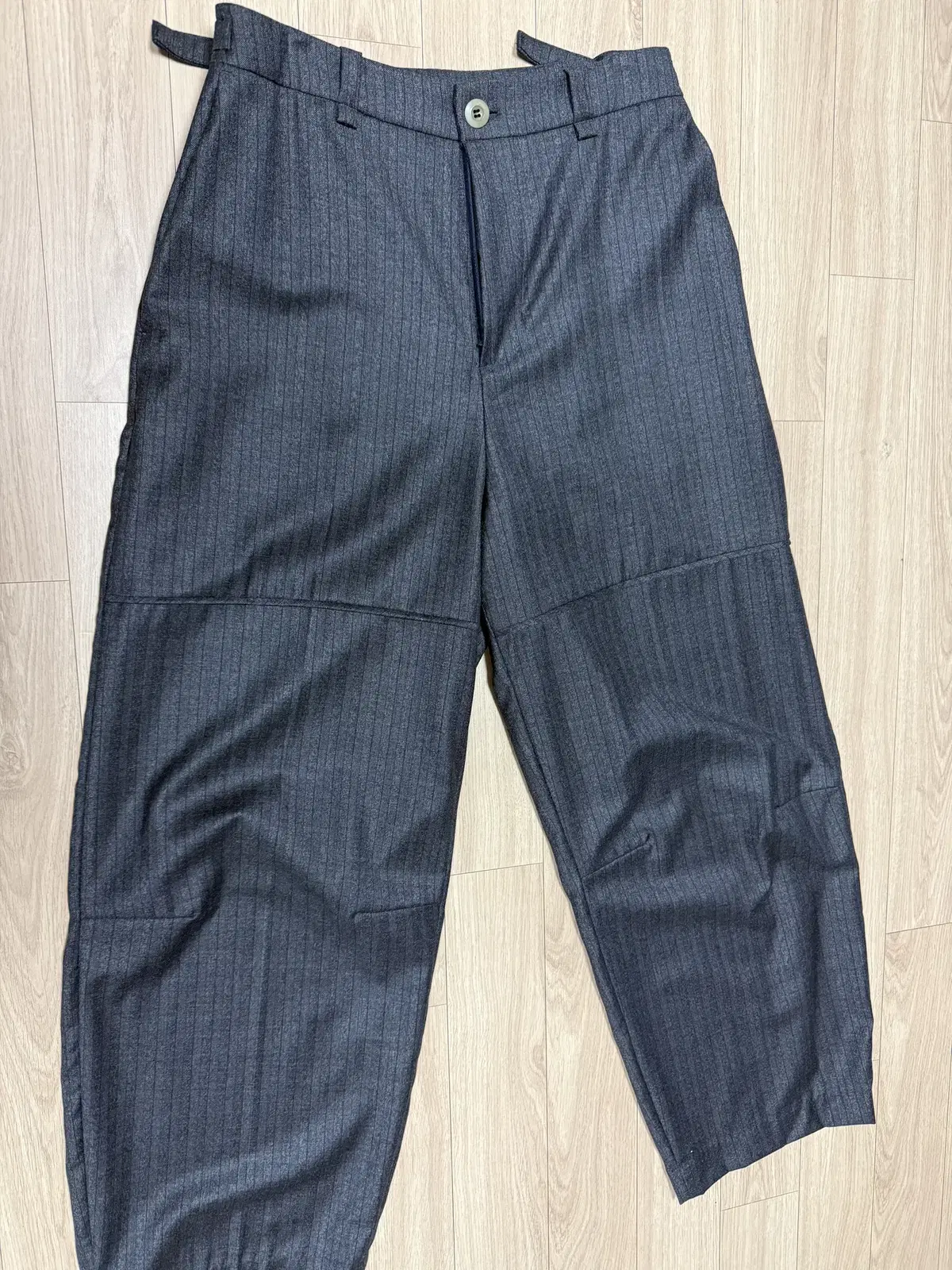 [3] Polythene Division Trousers - Charcoal Stripe [1 wear]