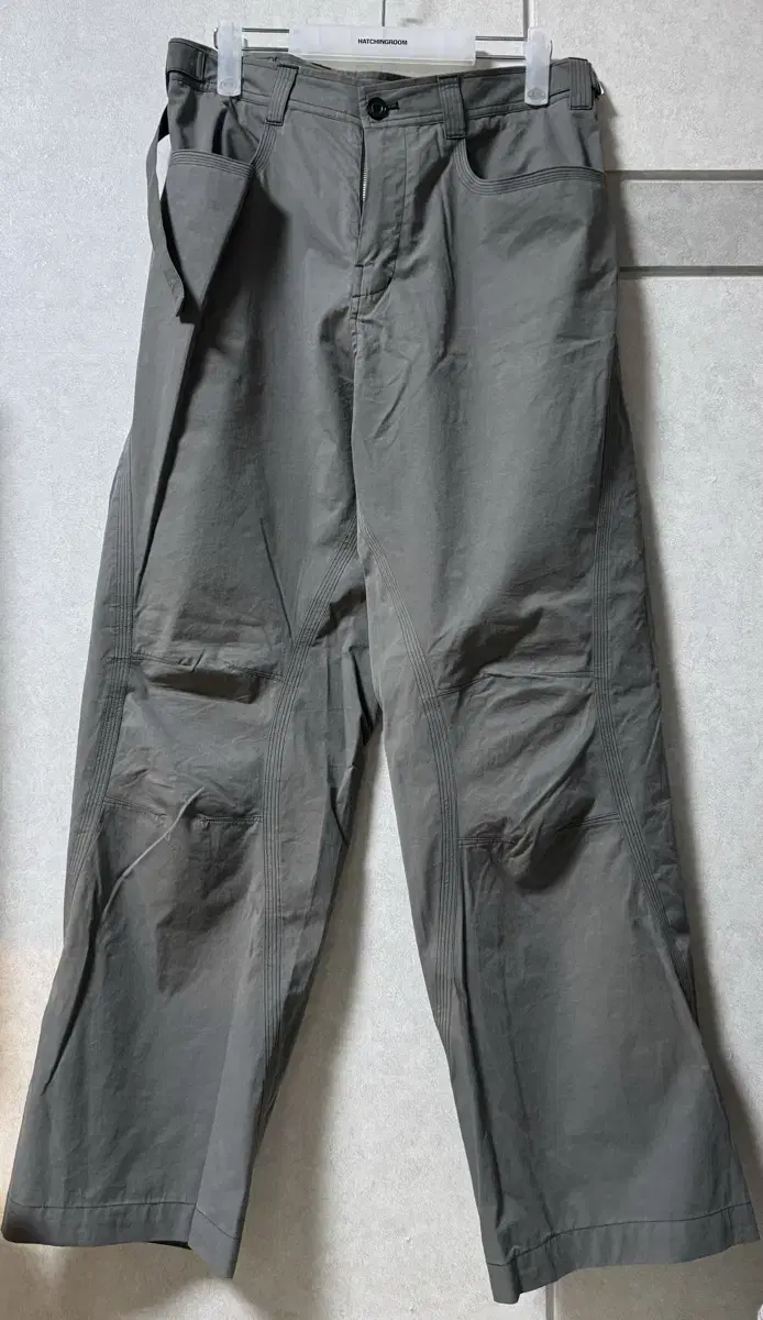 Gonak Gonak Skeleton Pants Khaki Gray 2(M)