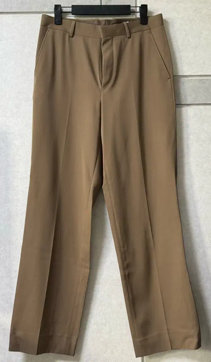 Onda Auralee Light Wool Max Gabardine Slacks Brown 3size