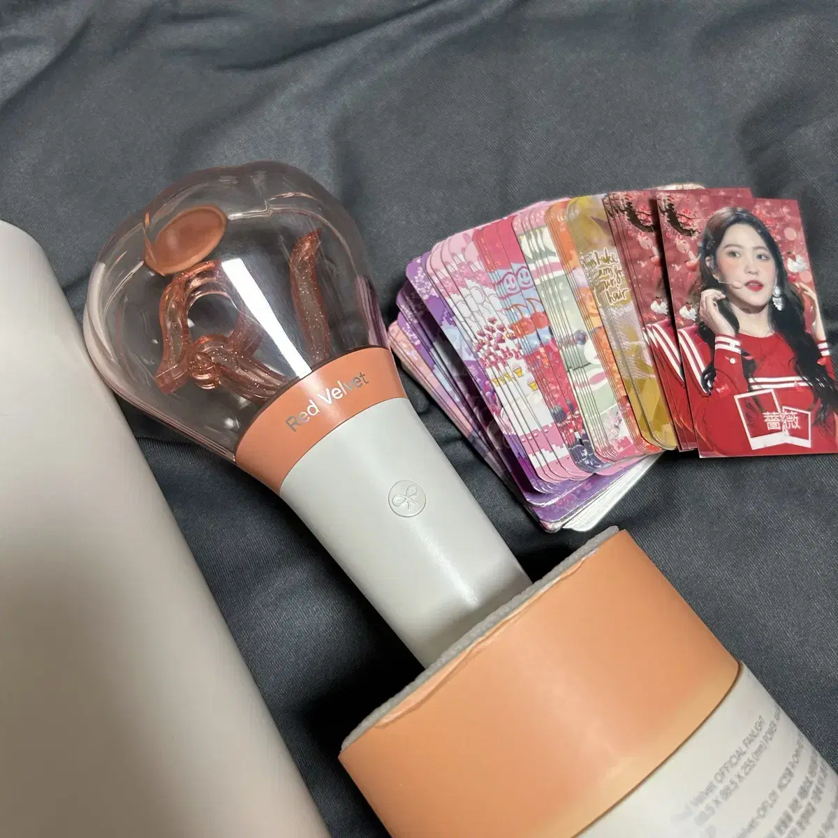 Red Velvet lightstick Kim Manbong Kimchi Dumpling Bong + Unofficial photocard sells extra