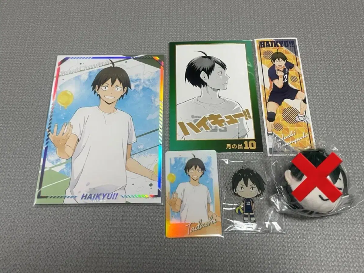 Haikyuu Yamaguchi Tadashi Chiryu postcard Photorelate Goods Acrylic Stand