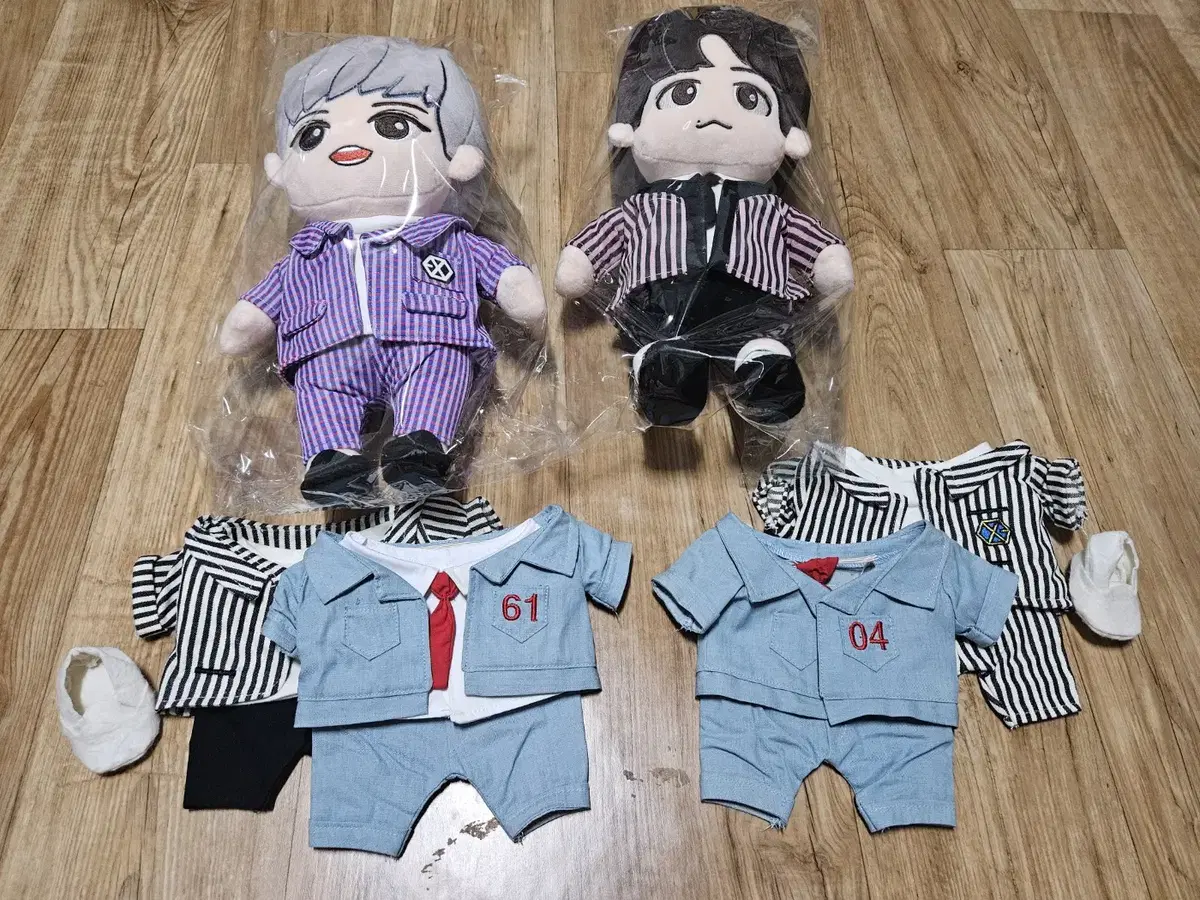 EXO Lupmirate baekhyun chanyeol 30cm doll sells~!