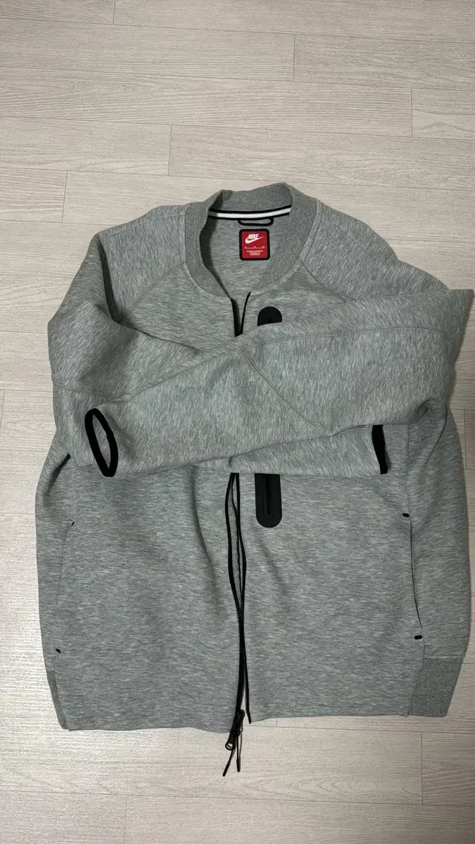 Nike Tech Fleece Bomber Jacket Gray