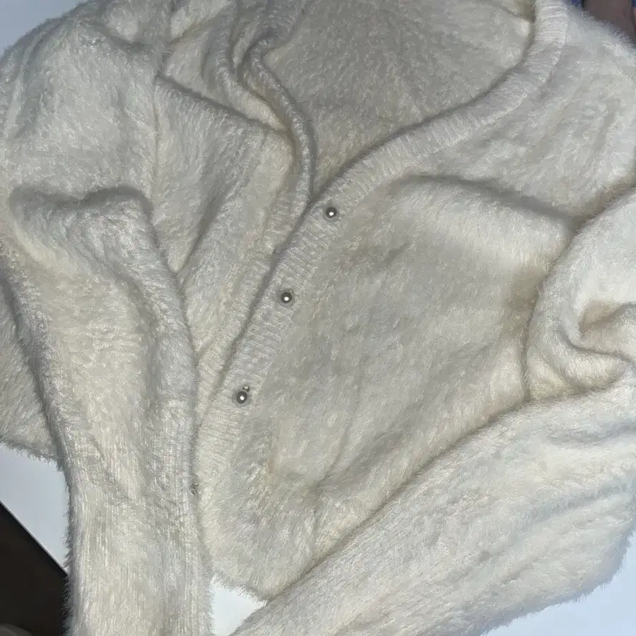 헤더먼트 헤더먼트 pearl cardigan (cream