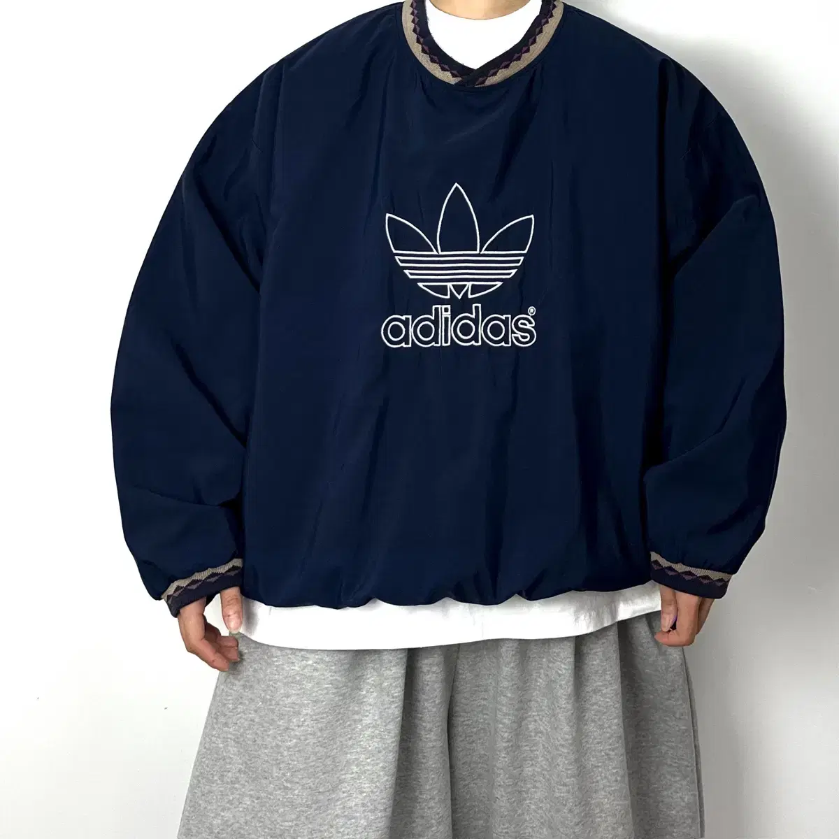 adidas Big Logo 90s Old School Overfit Warm-Up