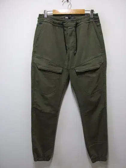 Zara DNWR Cotton Polypropylene Cargo Jogger Pants Tac M Waist30-31