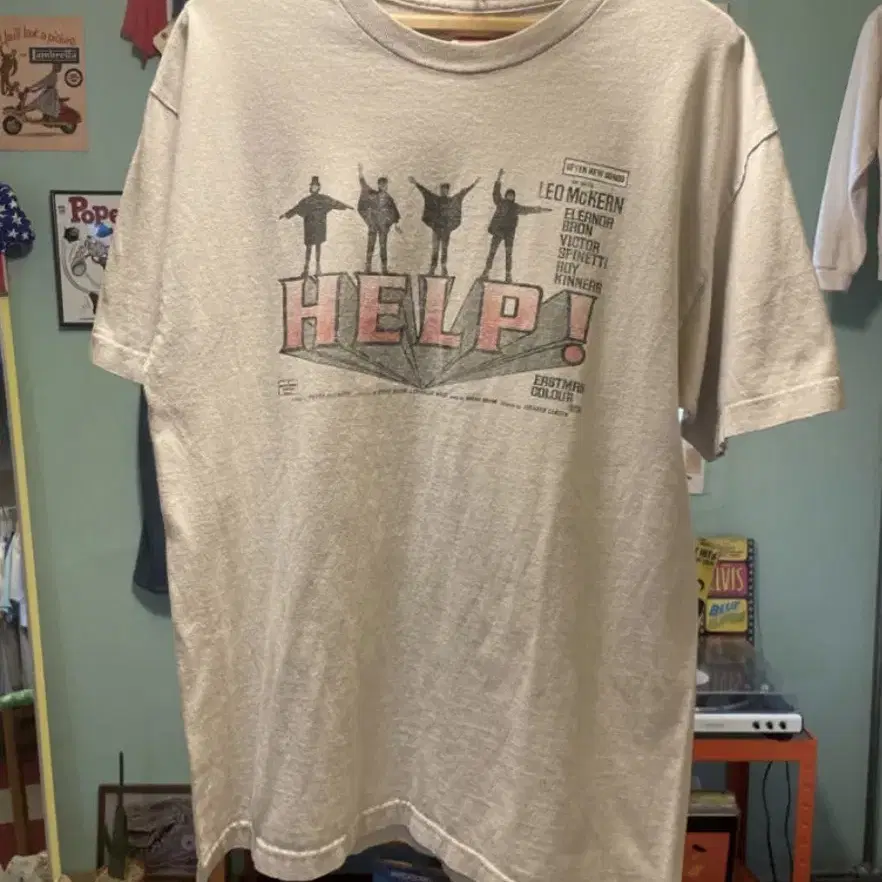 Original Vintage Beatles HELP! T-shirt