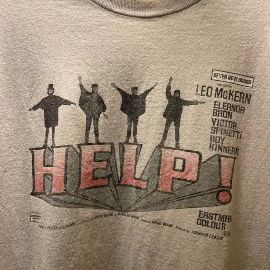 Original Vintage Beatles HELP! T-shirt