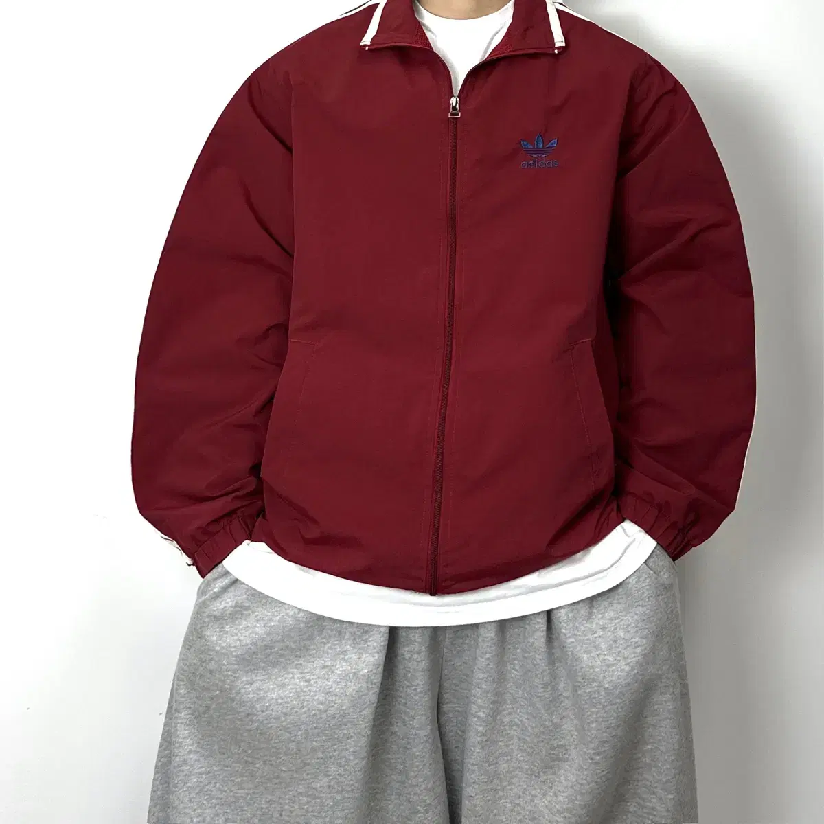 Adidas Sideline 90s Old School Overfit Windbreaker