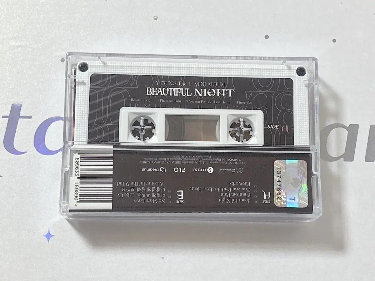 [Unsealed] yesung Mini 4-CD Cassette Beautiful Night