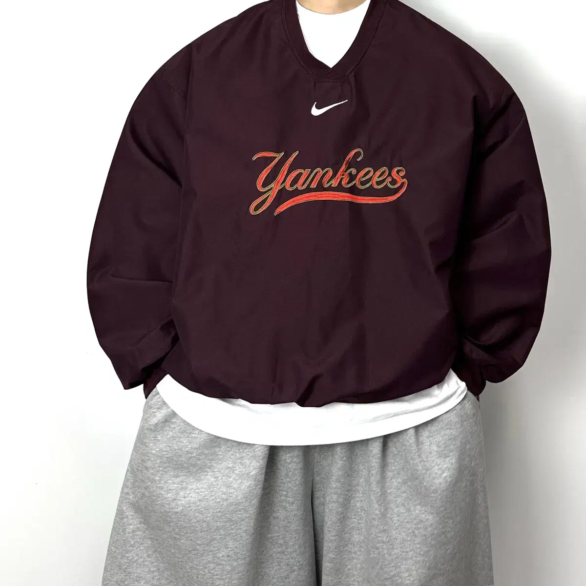 Nike x New York Yankees Big Logo 90s Unmade Old School Overfit Warm-Up