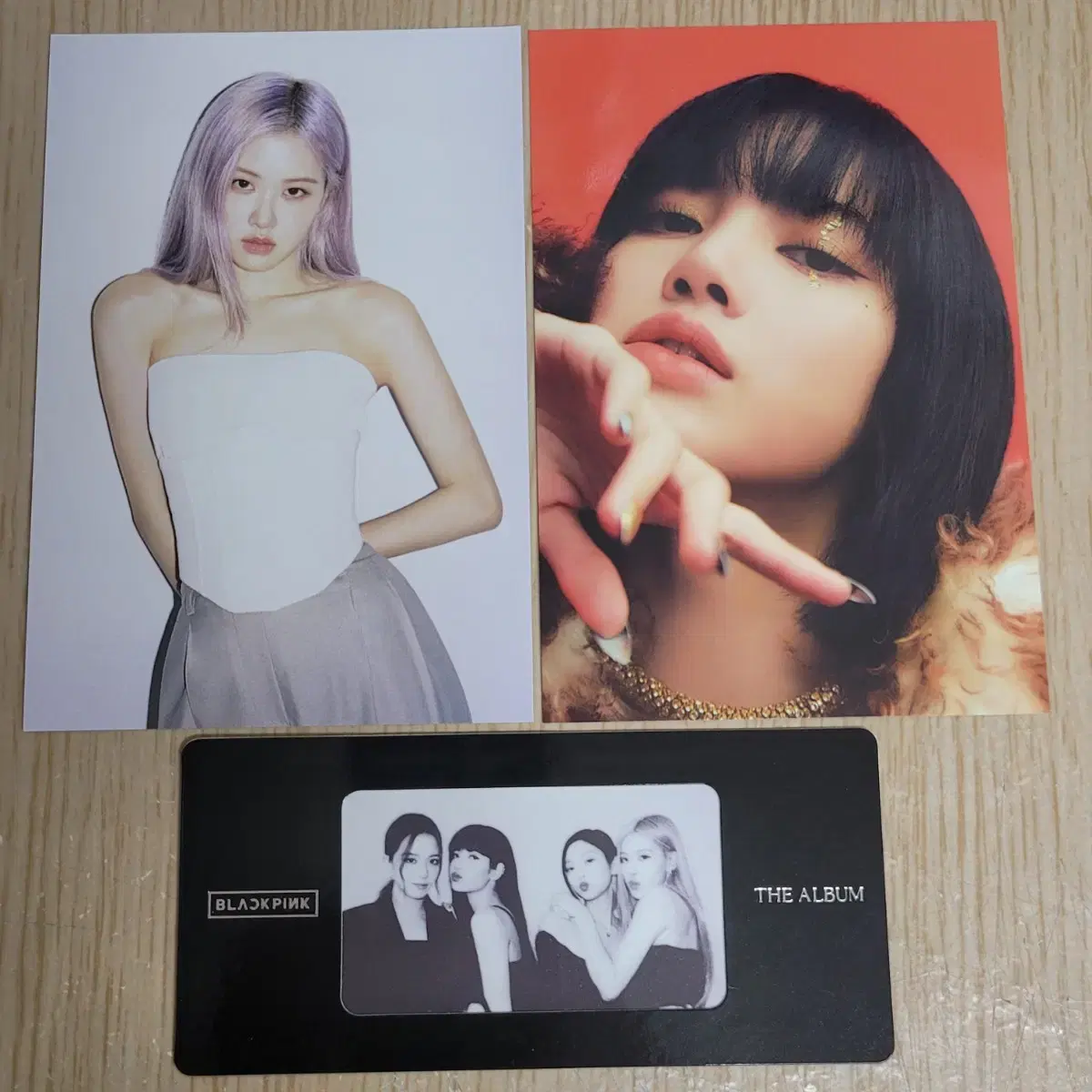 Black Pink The album The Album rosemaryjenniejisoo postcardphoto card