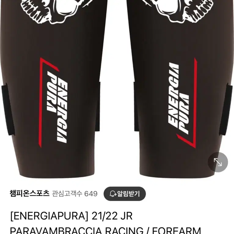 ENERGIAPURA 에너지아푸라 스키레이싱 암가드