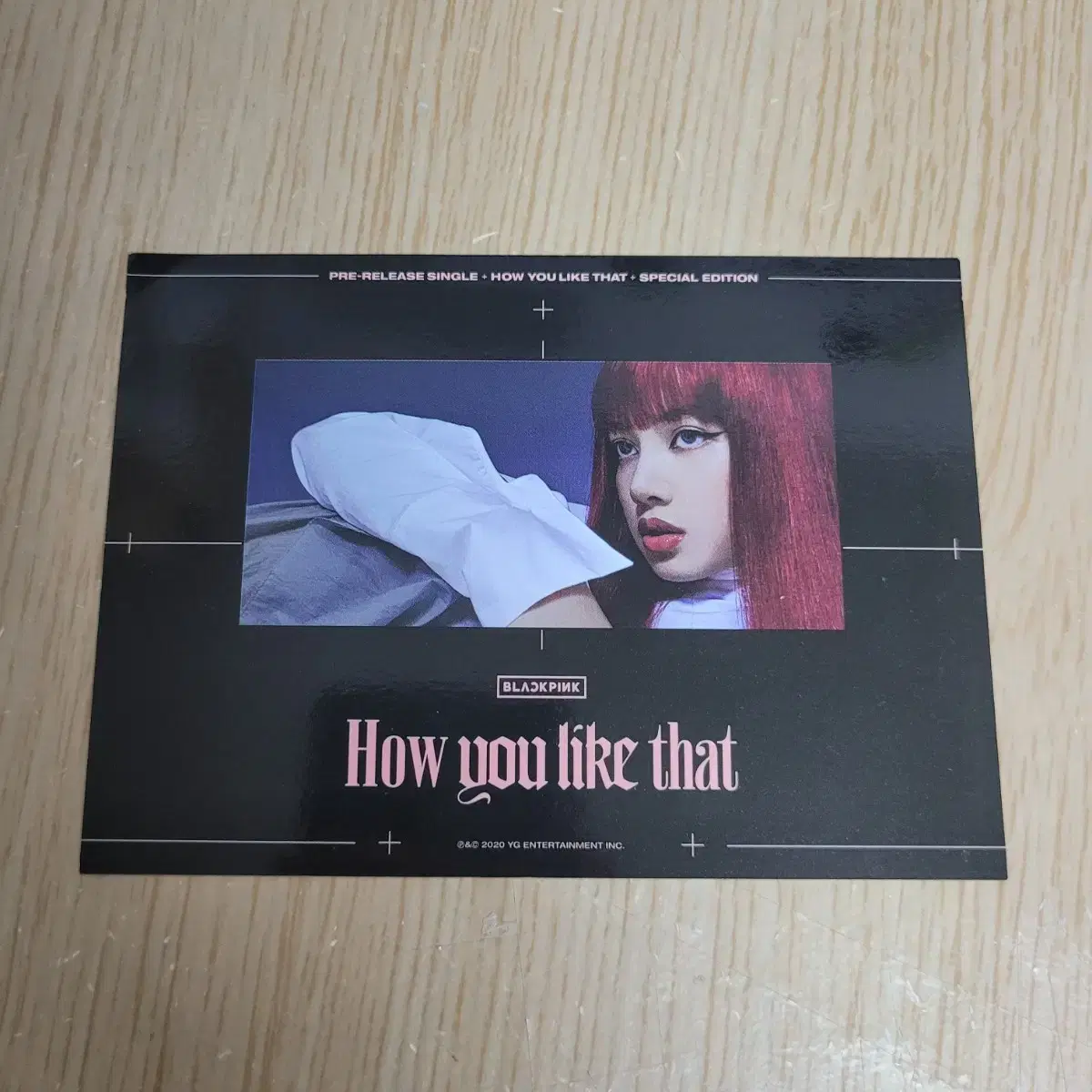 Black Pink How you like that lisa postcard Photo.