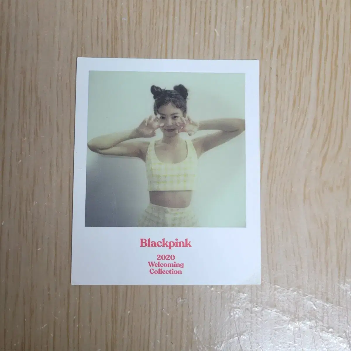 Black Pink 2020 Welcoming season's greetings jennie polaroid Photos