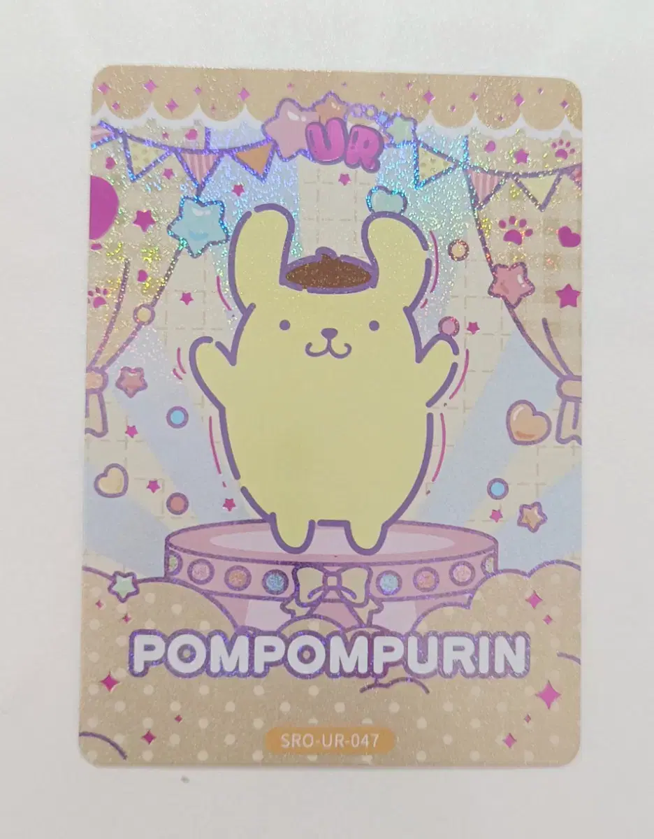 San Rio Photocard Character Collectors' kard ItemPurin UR Card 3rd Edition