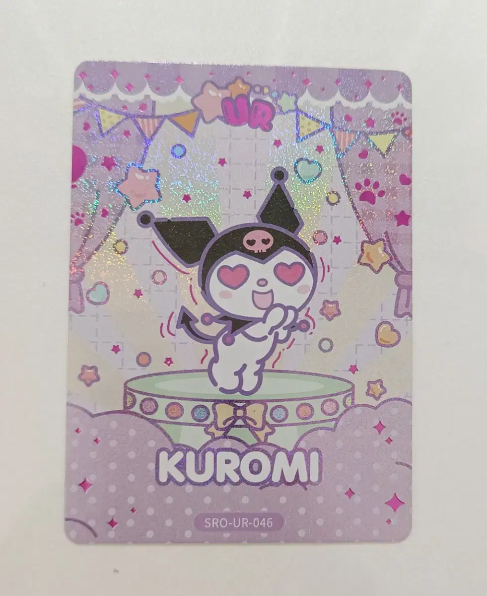 Sanrio Photocard Character Collectors' kard Kuromi UR Card 3rd Edition