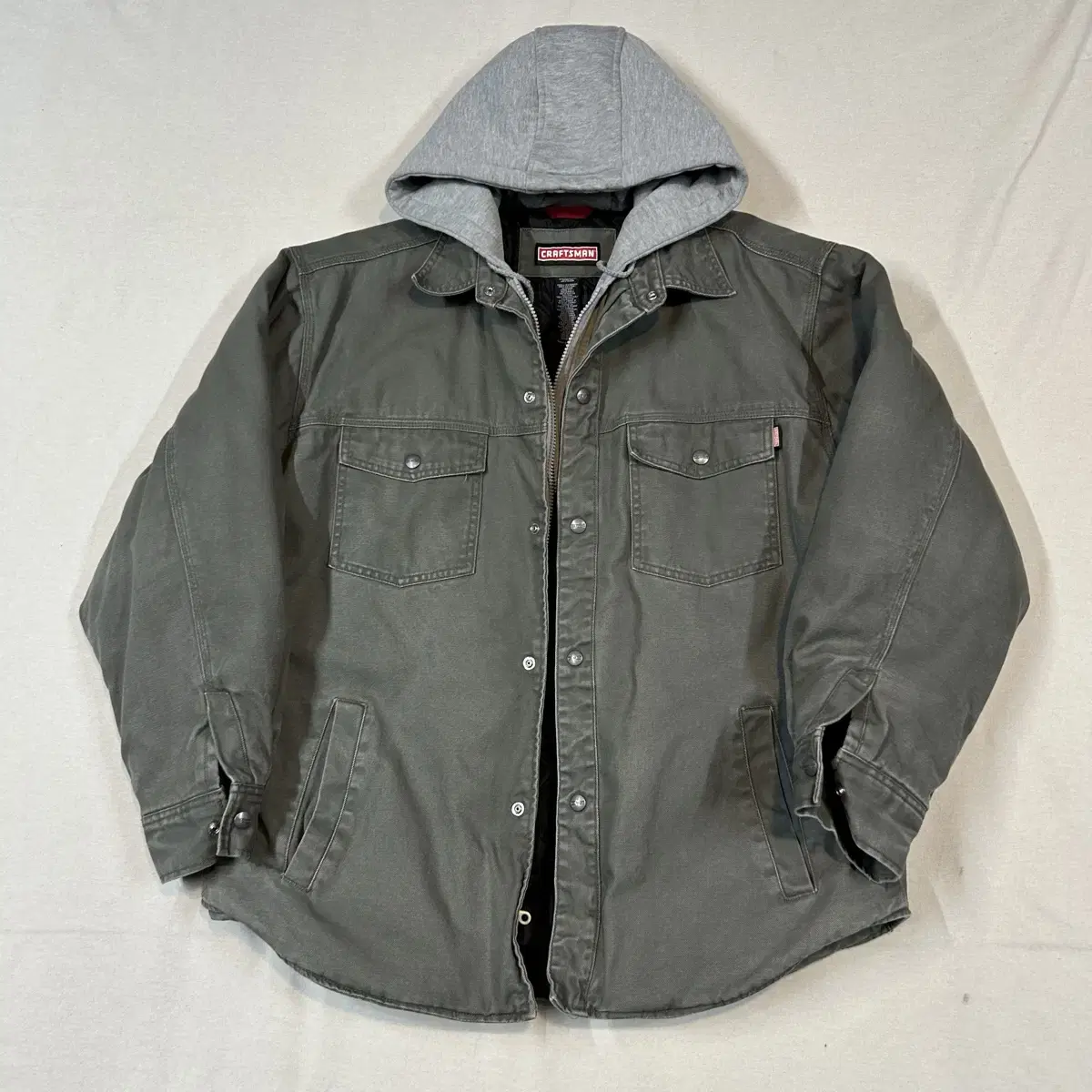 L) Craftsman Craftsman USA Workwear Hooded Layered Jacket