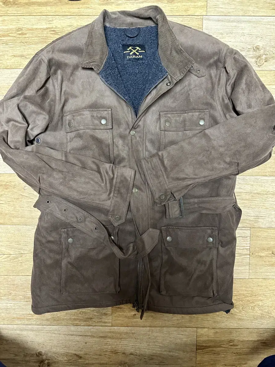 Daram Brown Suede Field Jacket sizes 110-115