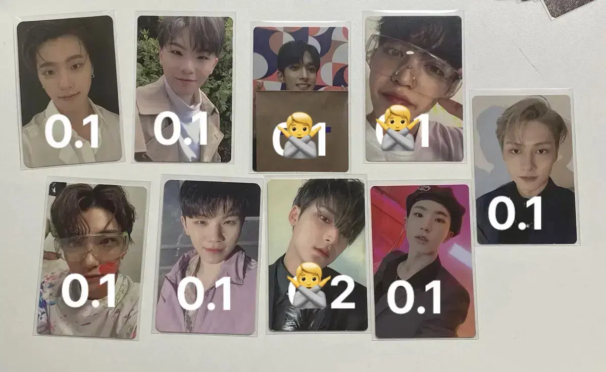 Seventeen photocard sell Ataka Unod mingyu hoshi dk the8 jun Woozi