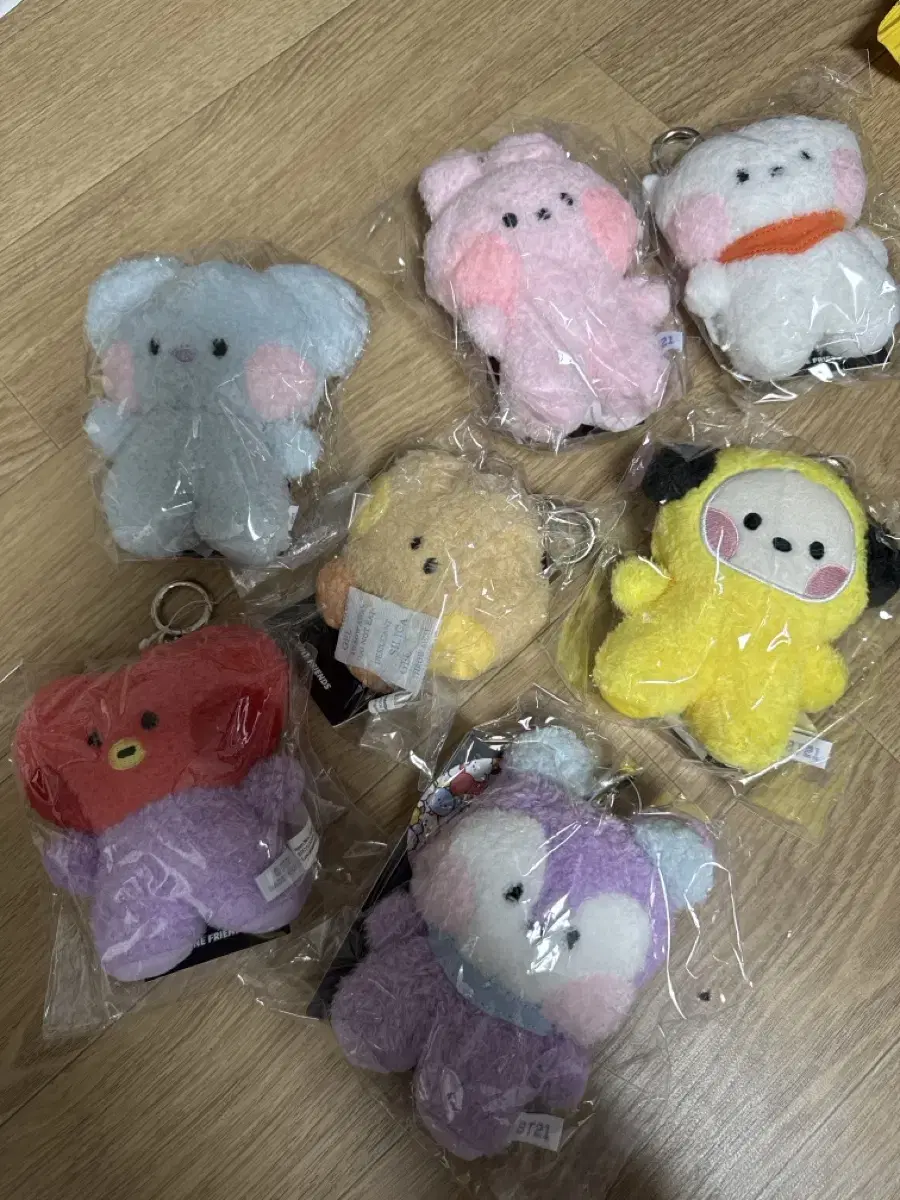 Bangtan BTS BT21 sealed Koya aljay shukhi mangi chimi tata cookies