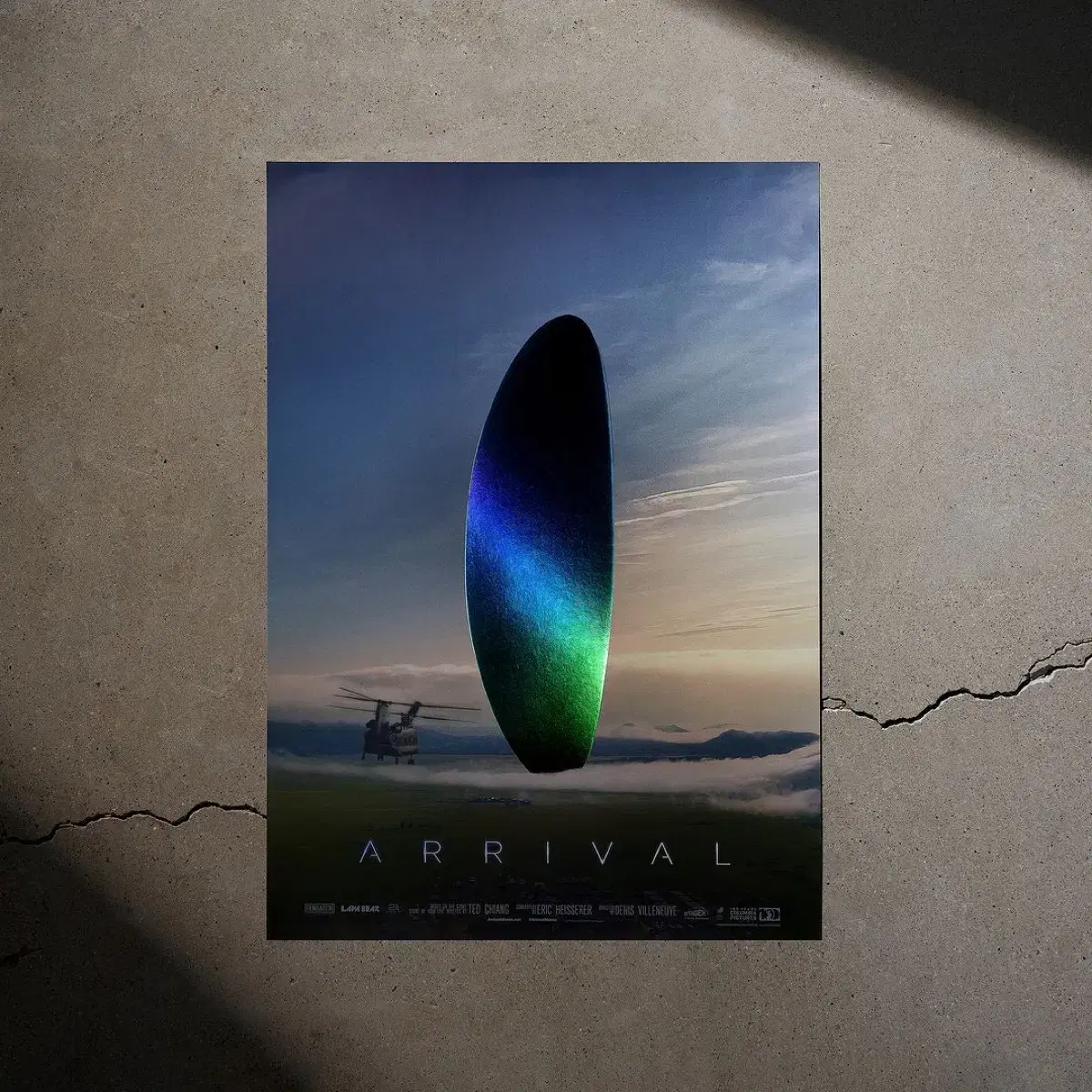 컨택트 아트그라피 포스터 2종 일괄 굿즈 특전 어라이벌 ARRIVAL