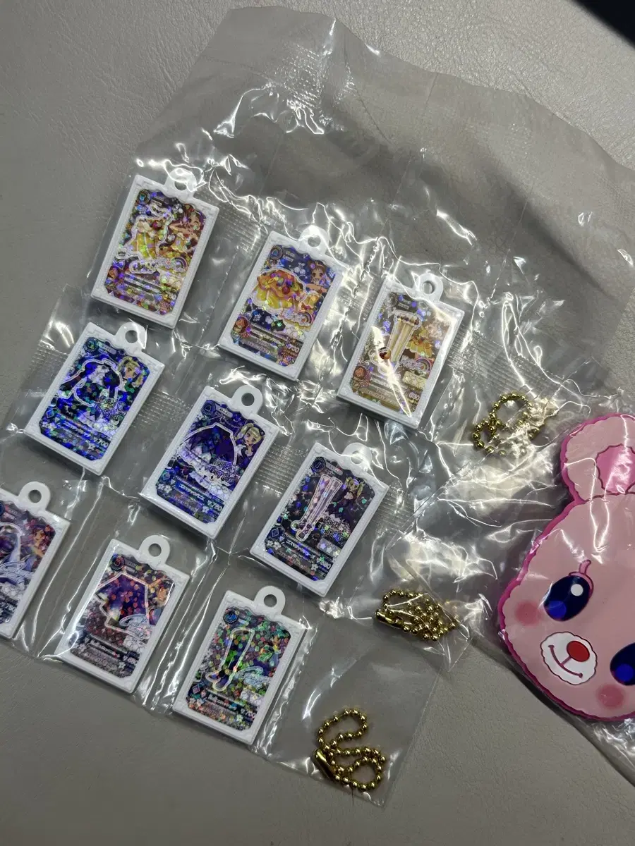 Aikatsu Mini kard Yurika Aoi Otome Angelly Bear sealed Gachapon Gacha