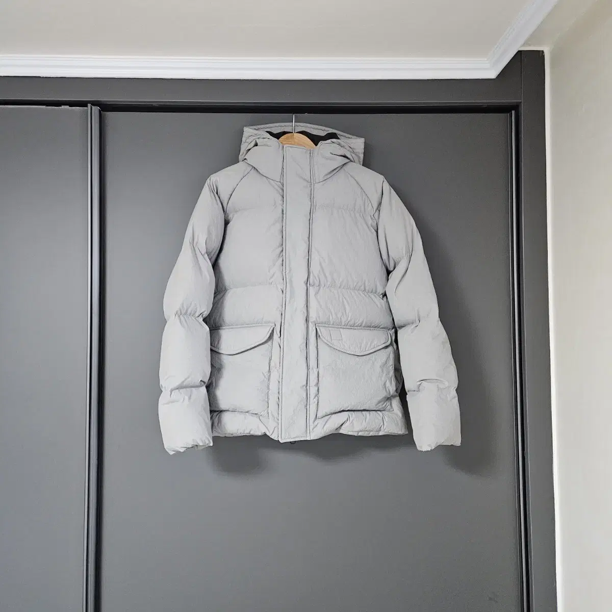 [S] Hollisun Northcove Goose Down Jacket Cloud Gray / Parka Padded