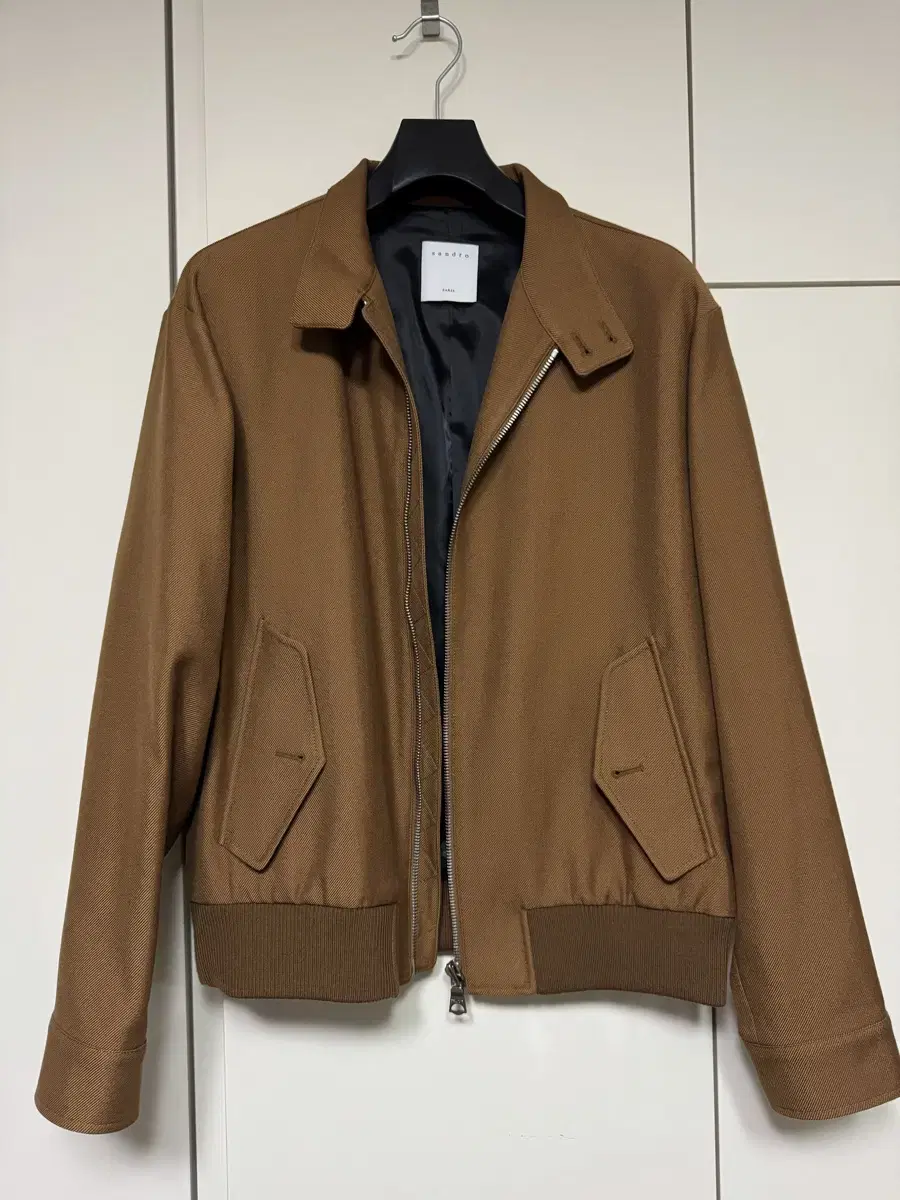 Sandro Homme Harrington jacket brown size 48