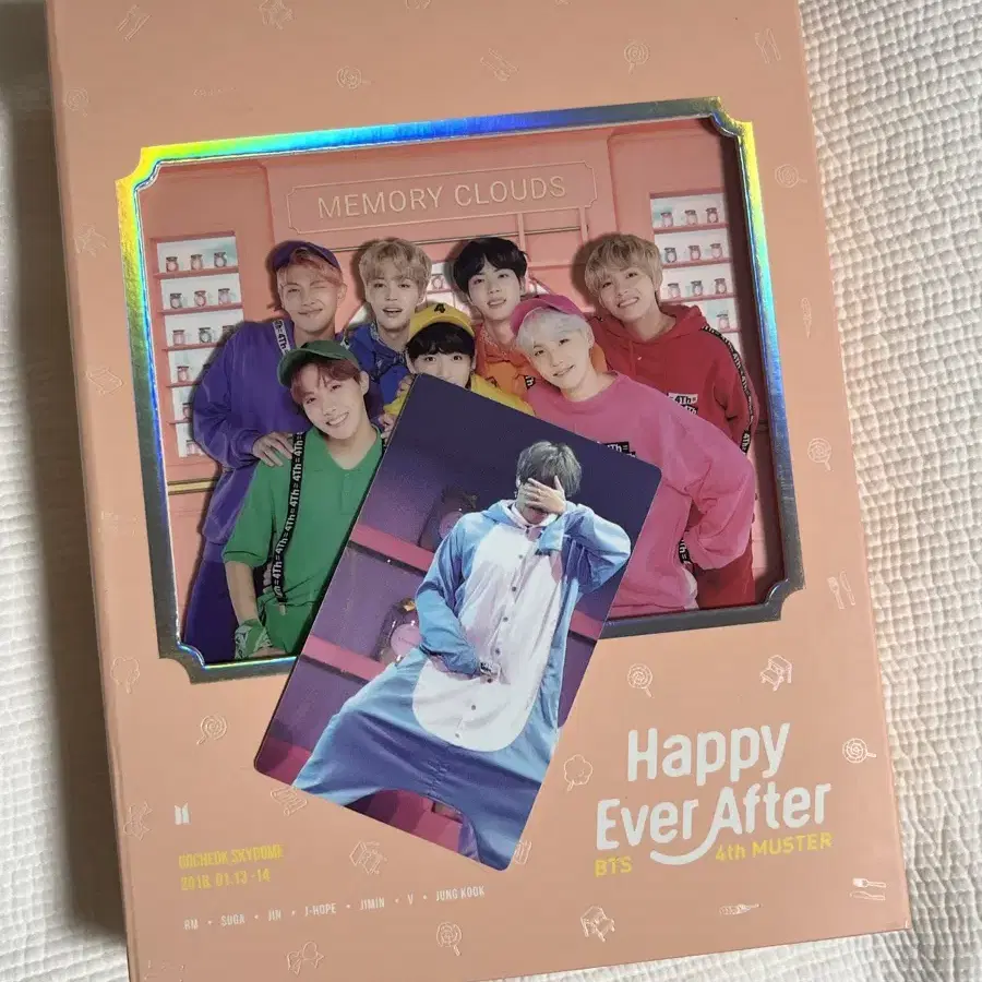 방탄 머스터 4 DVD 풀박