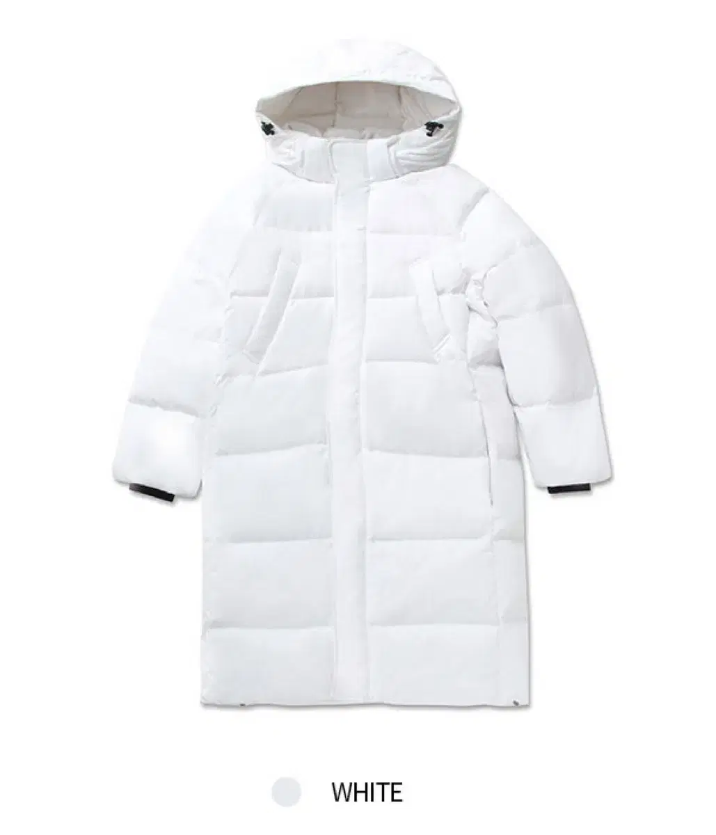 Spao Retro duck down long puffer L100 size white new