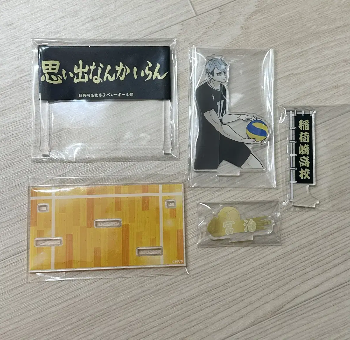 Haikyuu Miya Osamu Banner acrylic wts Goods Inarizaki