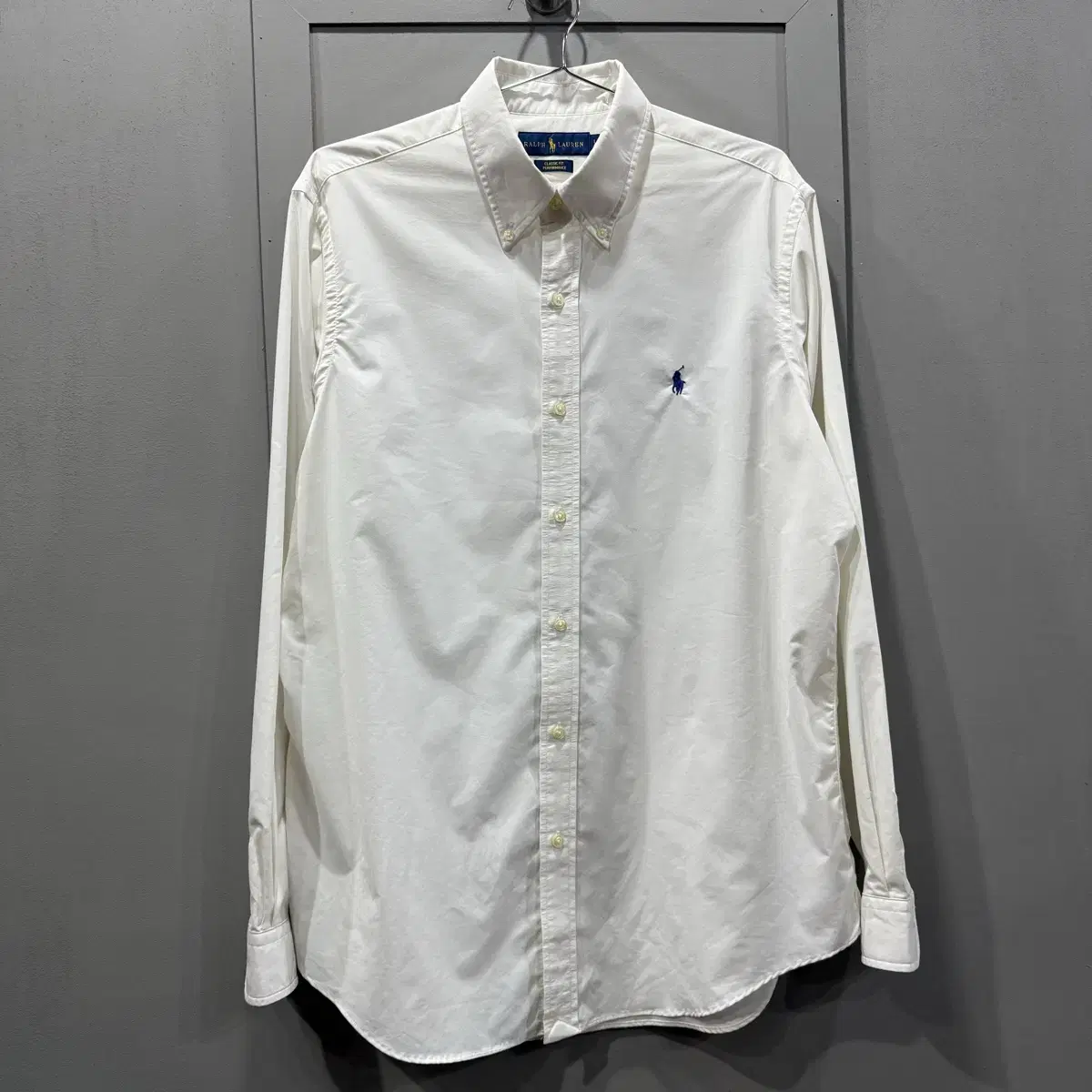 L Polo Ralph Lauren Classic Fit White Shirt Southern