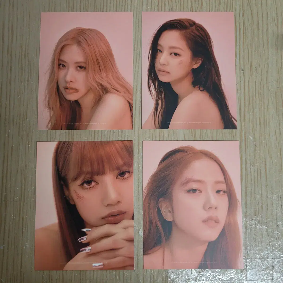 Black Pink Killthislove Photo kard Photo Killthislove