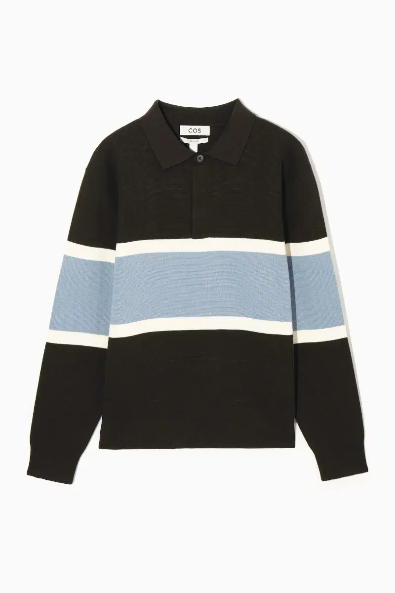 COS Striped Polo Shirt M