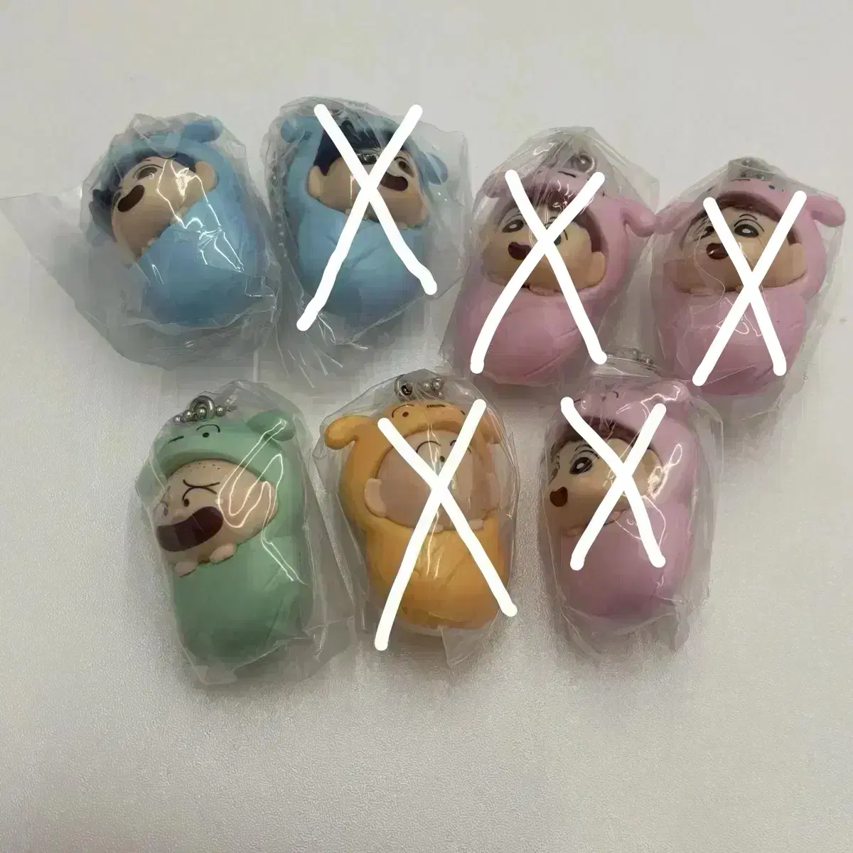 [Unsealed Capsule O] Changu Okurumi Baby keyring Gacha - Huni Withdrawal Yuri