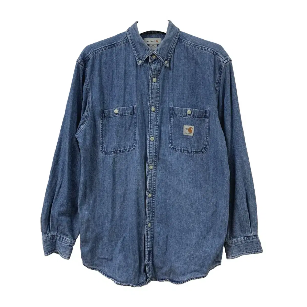 Calhart Mid Blue Workshirt Denim Shirt Jeans Jacket