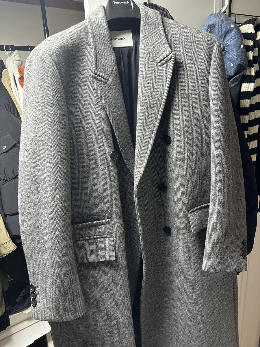 Tony Weck Chesterfield Herringbone Coat XL Sells