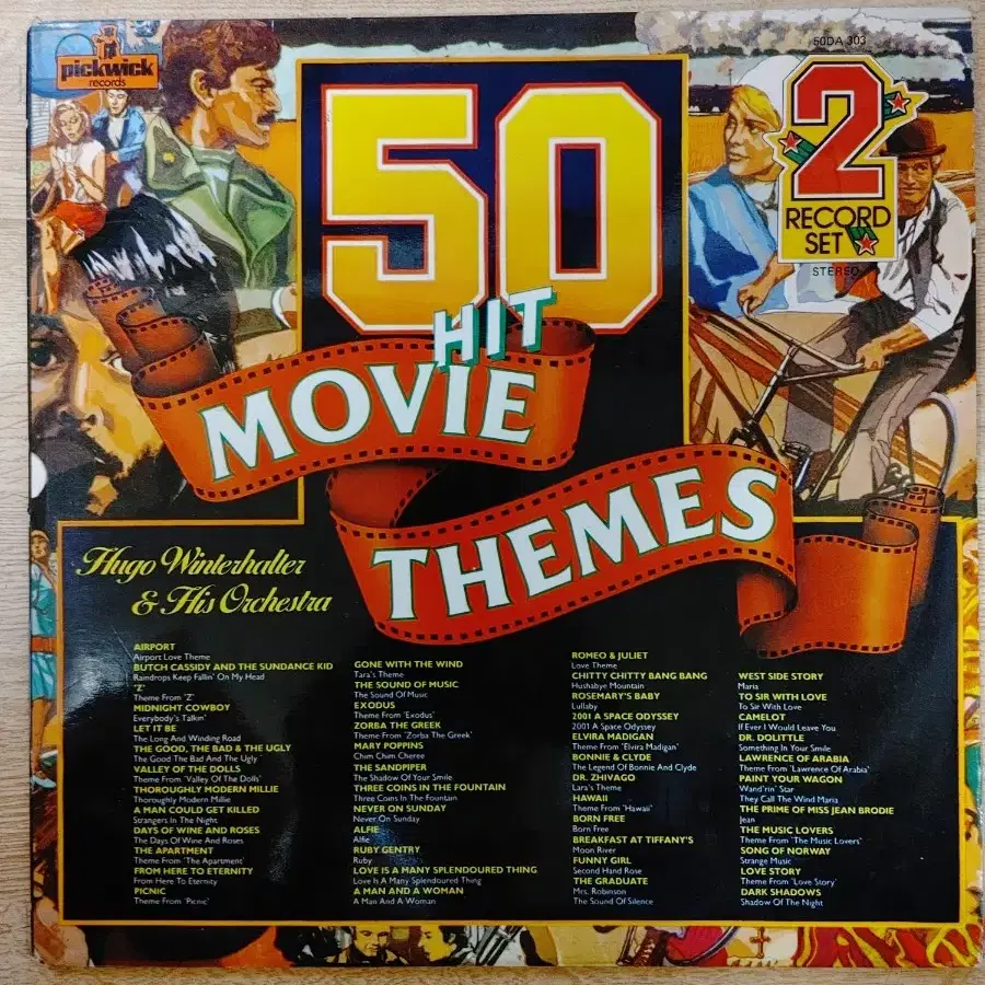 V.A: MOVIE THEMES 2LP 음반 (LP 턴테이블 오디오 앰프